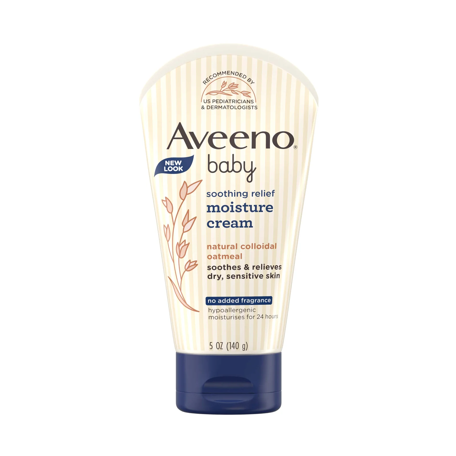 【超市采购（包装以实物为准）】Aveeno Baby Cream Soothing Moisture 艾维诺 天然燕麦婴儿舒缓保湿霜 140g